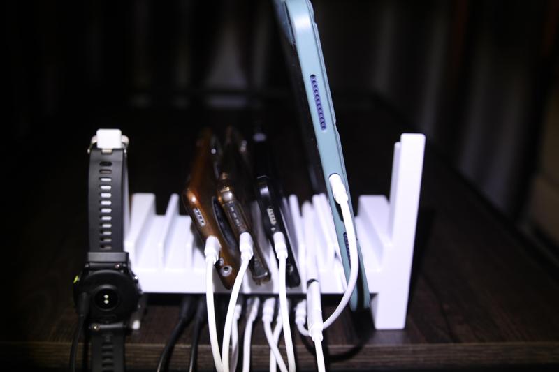 Multi-charging station for phones tablets and watches