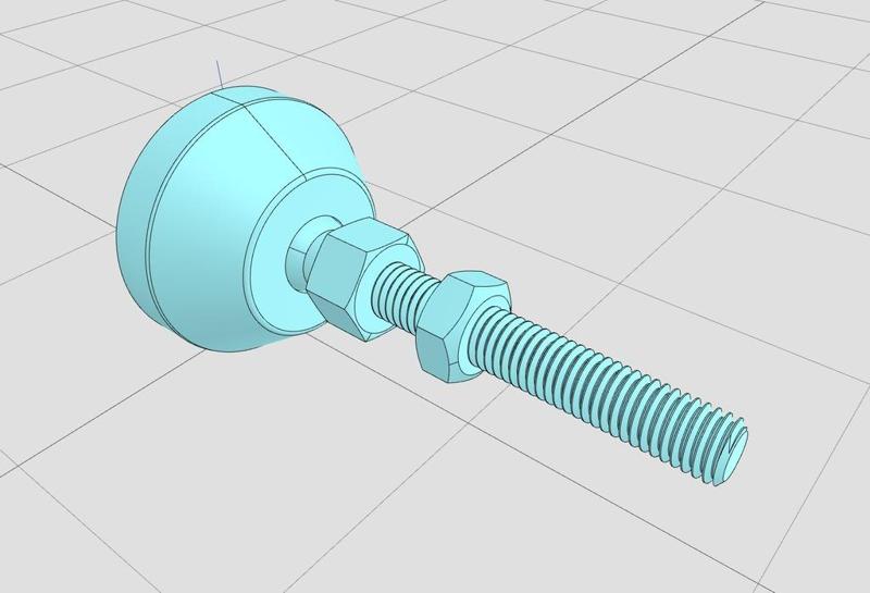 Leveler for Light Furnishings or benches 