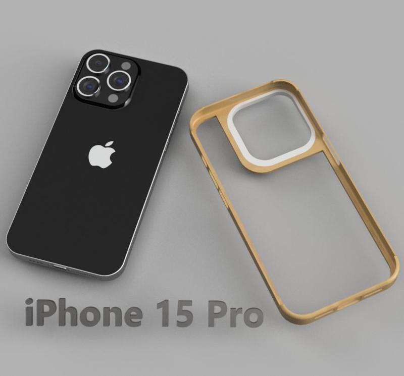 IPHONE 15 PRO BUMPER TPU + lens protector