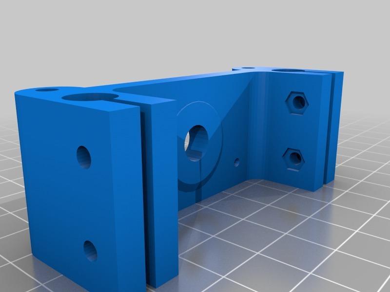 Updated Rostock Idler End for different ball bearing size