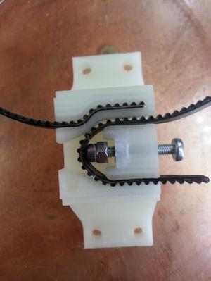 Vertical X-axis Belt Mount with Built-in Tensioner