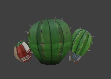 Cute Simple Cactus Character - Easy Print Figurine STL File