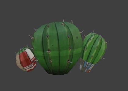 Cute Simple Cactus Character - Easy Print Figurine STL File