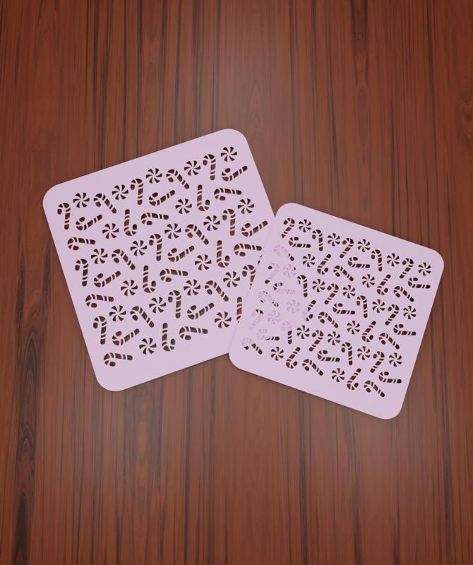 Stencil "Texture #85" (Christmas)