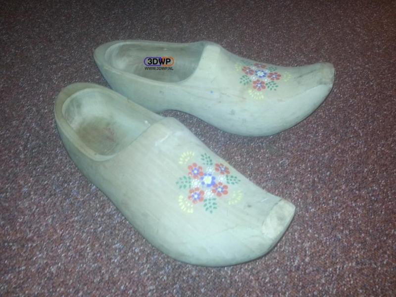 Wooden Shoes ''Model Staphorst'' (Clogs 3D Scan)