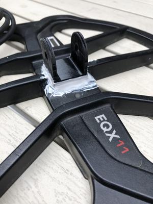 Minelab Equinox 800 coil lug repair bracket