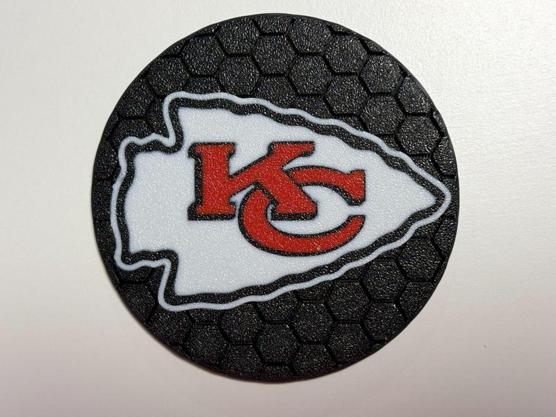 Kansas City Chiefs Hex Coaster