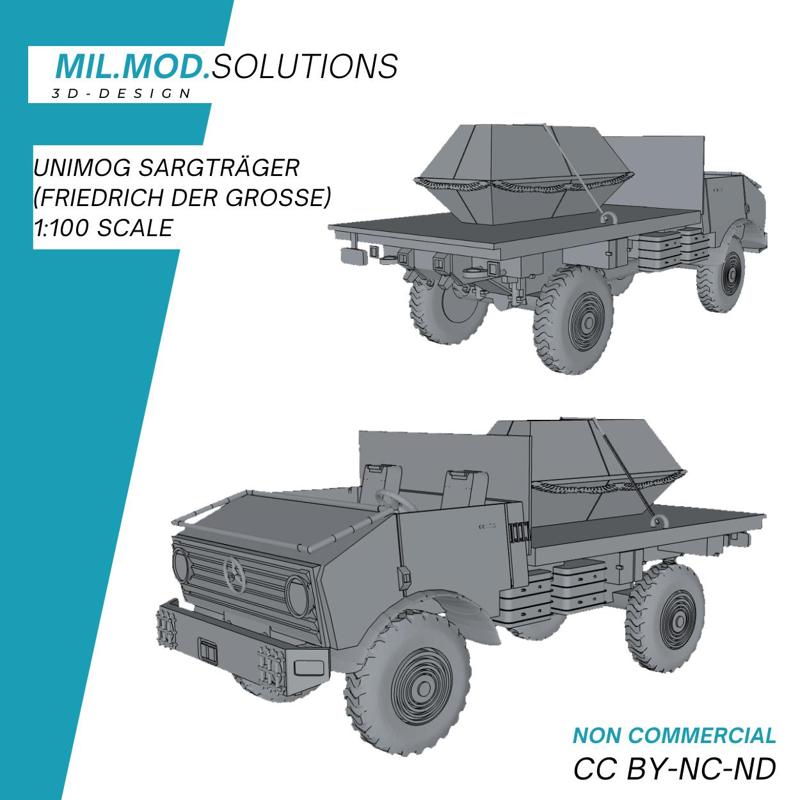 Mercedes Benz Unimog pallbearer (Frederick the Great)