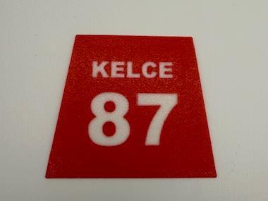 Kelce Name Plate for 500% Brick Men
