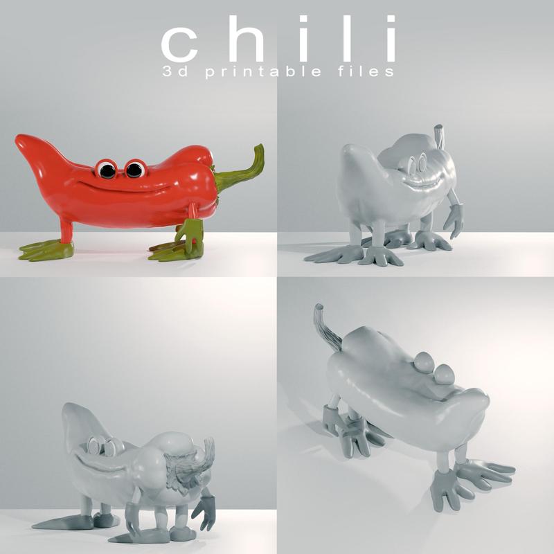chili - 3d collectible files