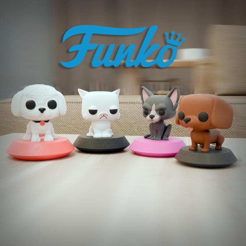 FUNKO POP PACK PET: SPHYNX, EXOTIC, DACHSHUND AND POODLE