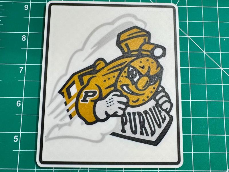 Purdue Train vintage sign