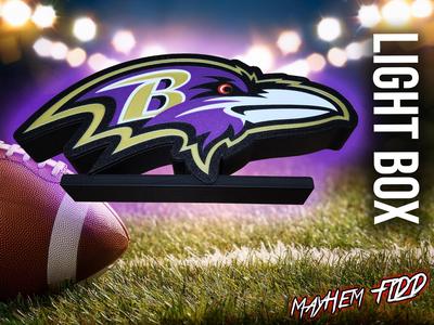Baltimore Ravens LED Light Box