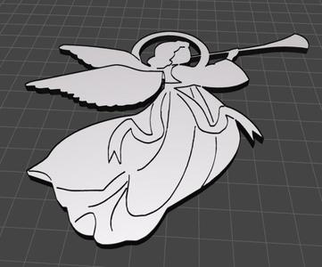 Angel of Peace: Heavenly Messenger with Trumpet