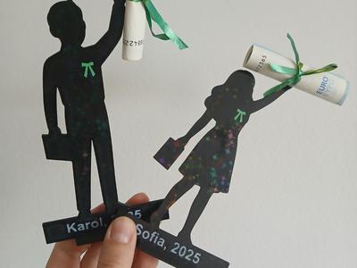 High School Graduation Figurine - Money Gift