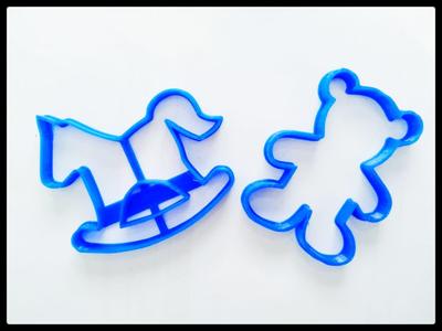 Baby shower horse and bear