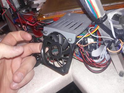 Kossel Clear Arduino Fan Mount