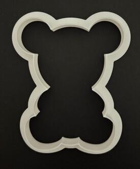 Teddy Cookie Cutter – STL for Cookies, Fondant & Polymer Clay