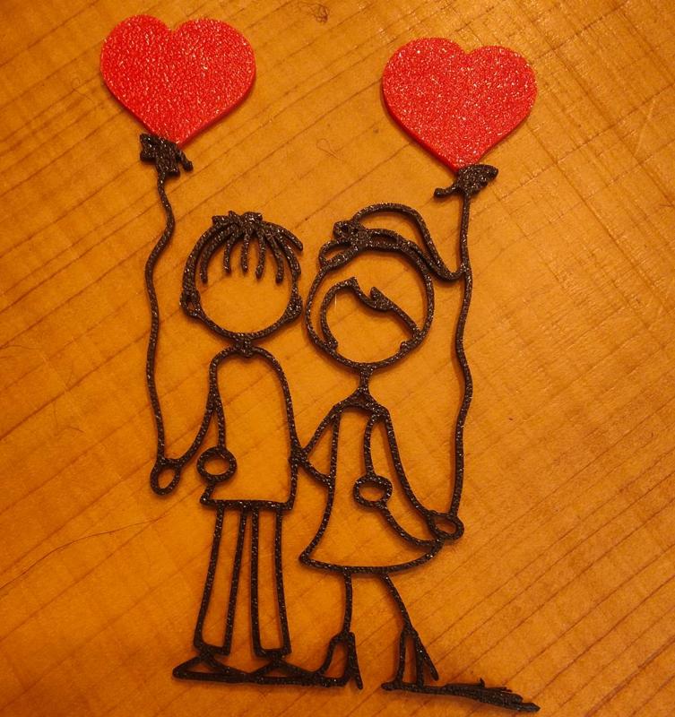 lovers heart balloon