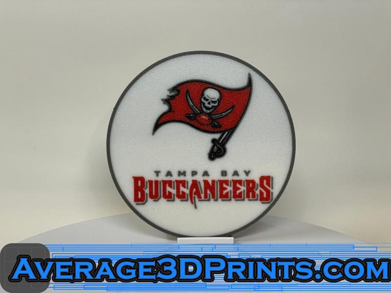 Coaster - Tampa Bay Buccaneers Logo