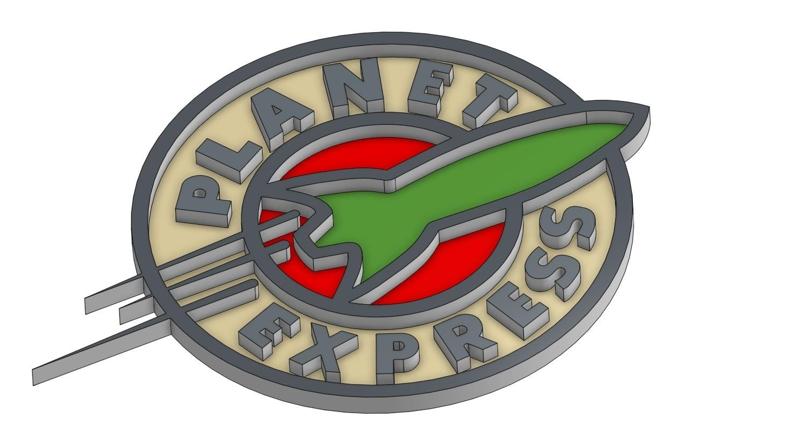 FUTURAMA PLANET EXPRESS LOGO