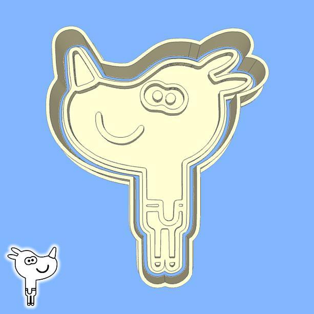 Hey Duggee cookie cutters - Tag (style 1)