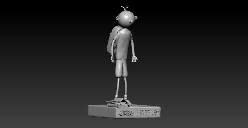 greg heffley - 3D print