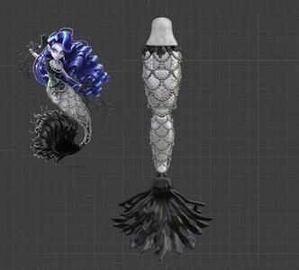 Sirena Mermaid Body for Monster High G3