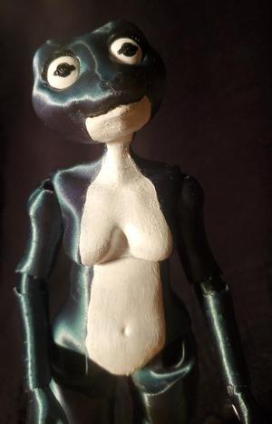 Ball Jointed frog Girl, Model name Lilly