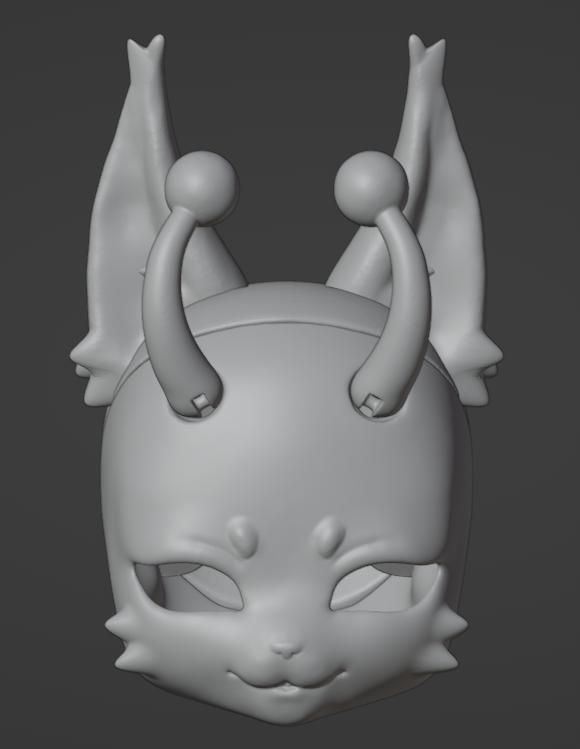 Alien Cat BJD Head [Kabbit Remix]