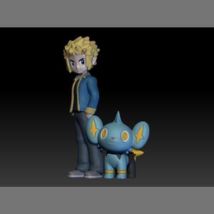 Pokemon Sinnoh Gym Leader Volkner as Kid
