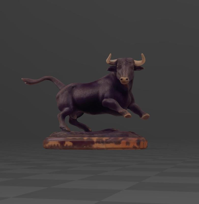 Raging Bull Sculpture