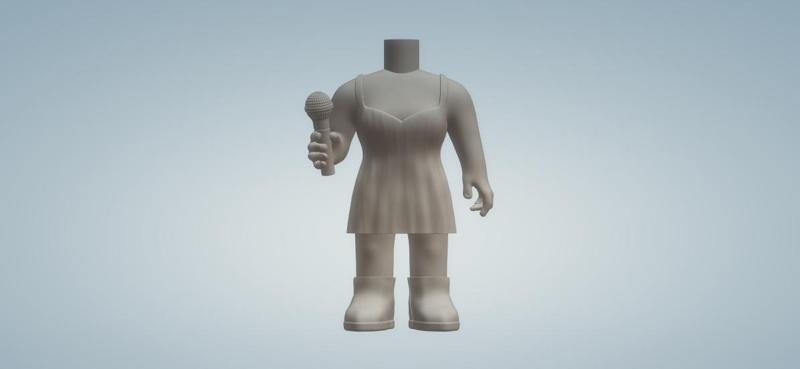 FUNKO POP FEMALE SINGER BODY