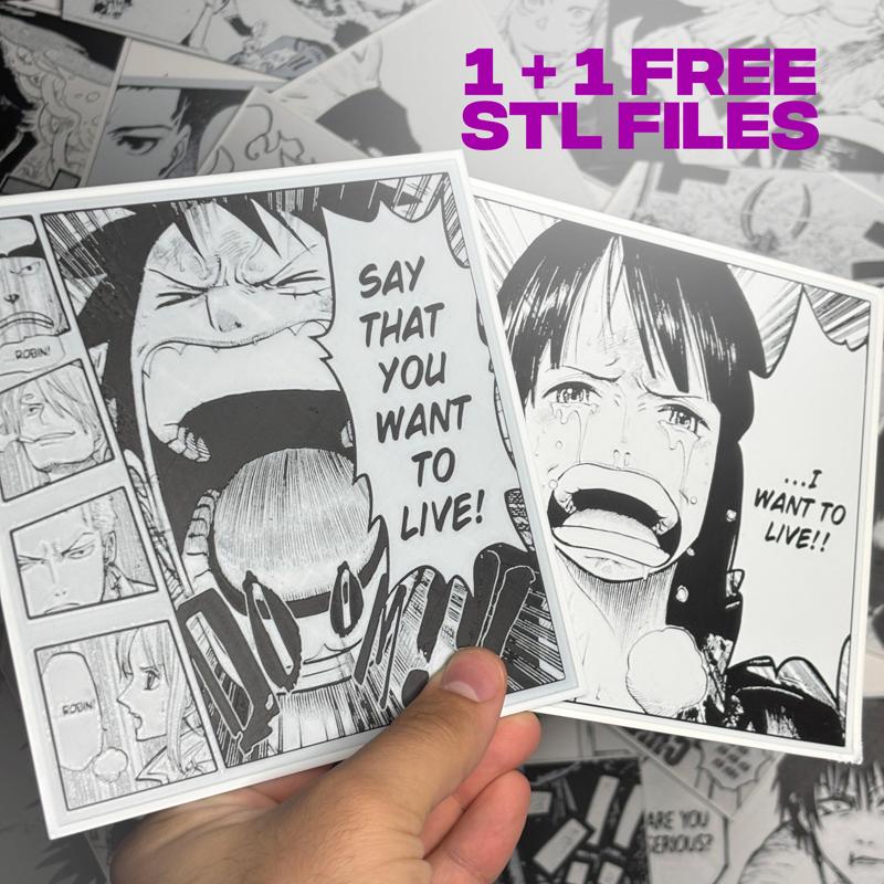 “ I WANT TO LIVE!" | ONE PIECE - HUEFORGEENTHUSIAST - MANGA PANEL - ENIES LOBBY