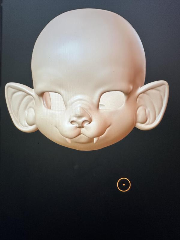 BJD Furry Bat Head Firkle