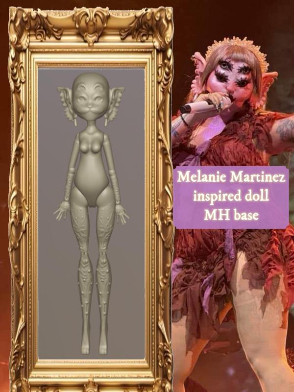 Melanie Martinez inspired doll MH base