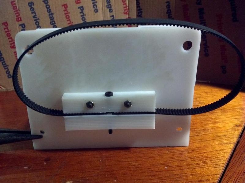 The "Crushinator" GT2 (or other) parameterized belt clamp for Ord Hadron