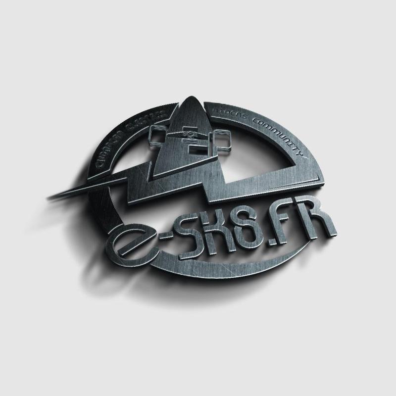 E-SK8.FR Logo 3D