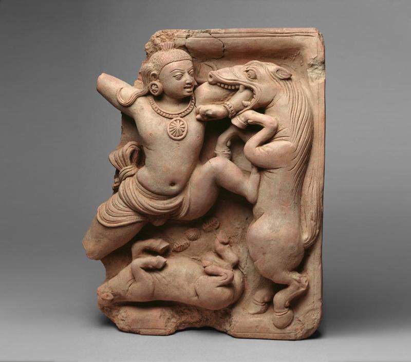 Krishna Killing the Horse Demon Keshi