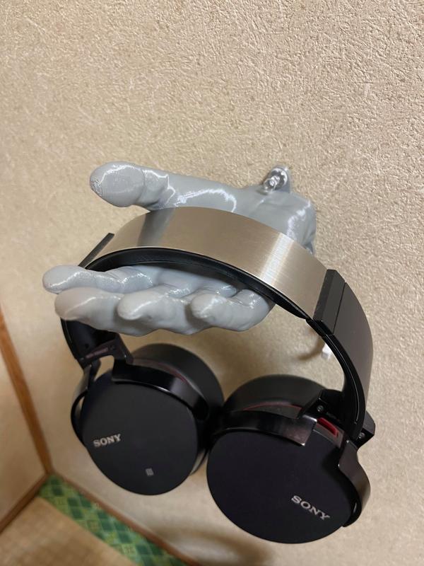 Wall mounted hand shape Headphone Holder