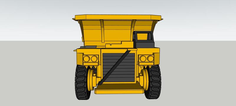 797 Caterpillar base truck 797, without guards