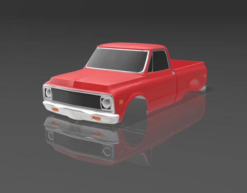 CHEVROLET C10 SHORTY 1967-1972 - 1:24 & 1:25 SCALE