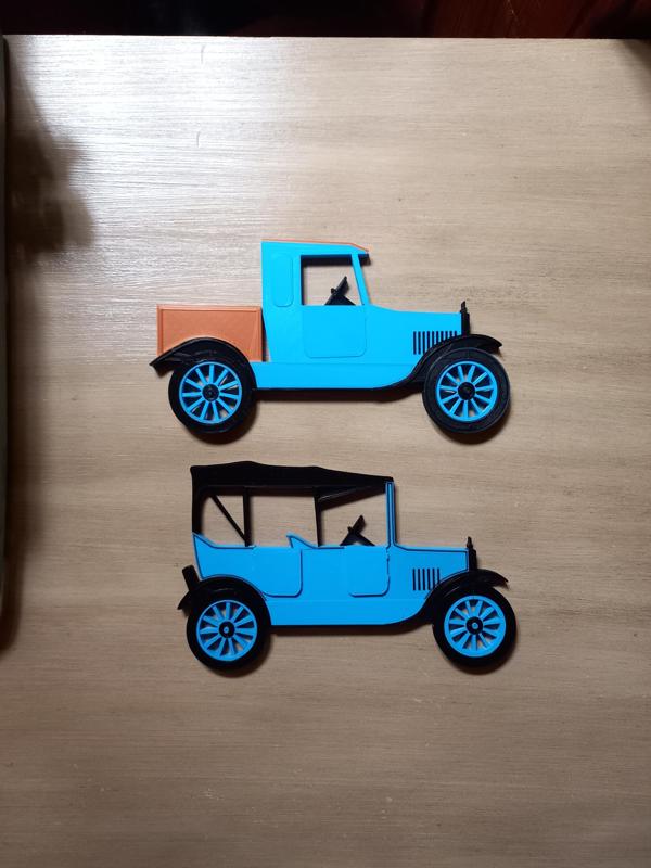 FORD T TRUCK - WALL ART - 2D - WALL DECORATION - FORD T TRUCK - FORD T