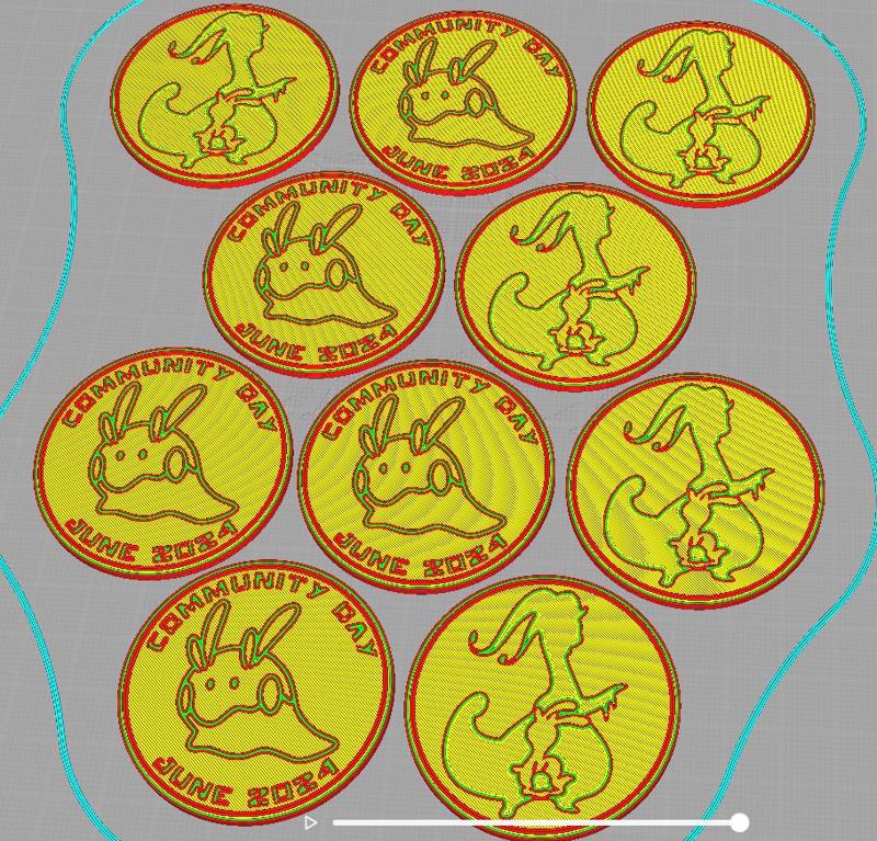 Pokemon Go Community Day #87 coin - Goomy