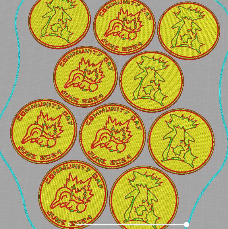 Pokemon Go Community Day Classic #88 coin - Cyndaquil