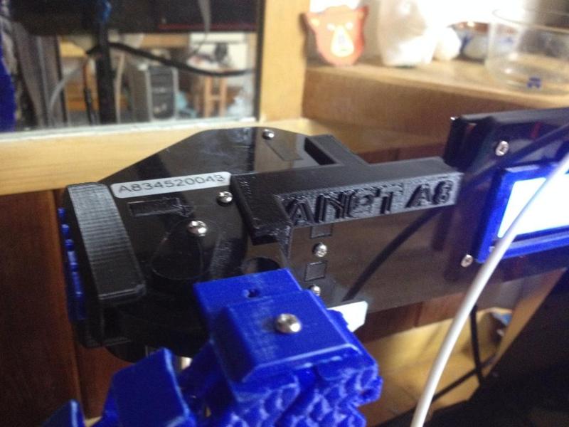 Anet a8 inner top frame brace SEGA themed PART#2 W shlotzz extruder mount