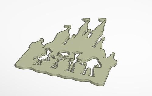 Toy Story gang Disney Castle