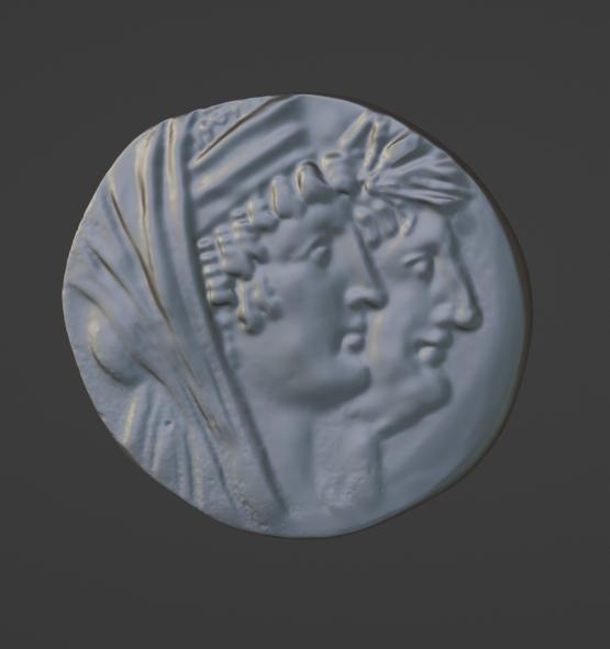 Kleopatra Thea und Antiochos VIII., 125 Tetradrachme