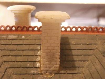 SCALEPRINT CB-17 BRICK CHIMNEY 00/H0
