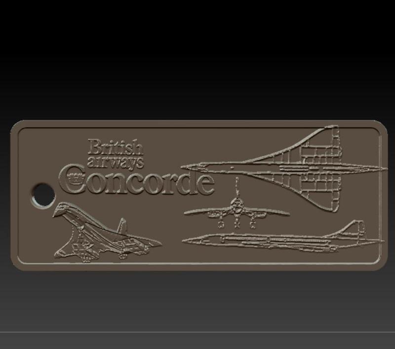 Llavero conmemorativo concorde